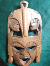 9" X 5" African Ethnic Carved
