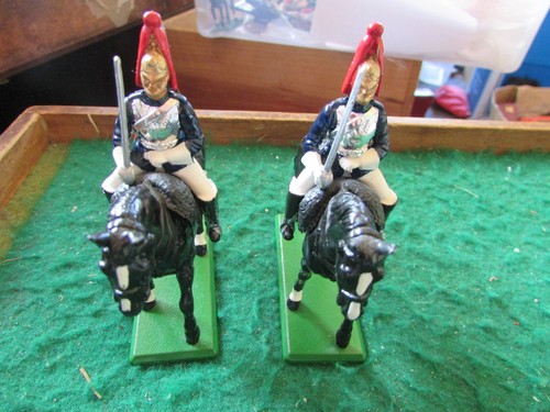 Vintage britains metal mounted - vintage,