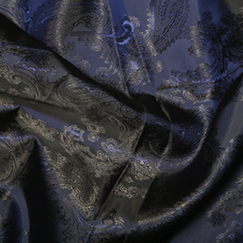 Paisley jacquard dress - paisley, lining