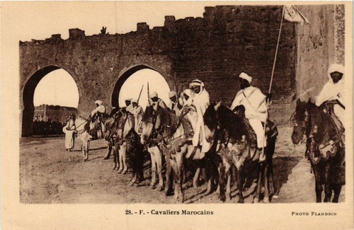 Old postcard morocco - old,