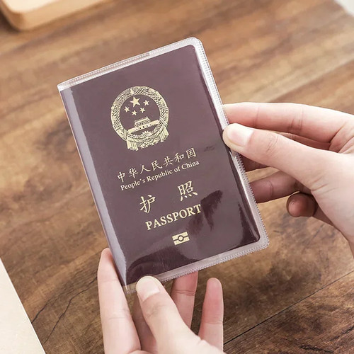 Transparent passport cover pvc - passport,