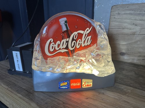 Coca cola light up sign - ,