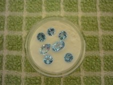 Natural Genuine Swiss Blue Topaz Gemstone {2.75cts} variety of Shapes