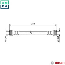 BRAKE HOSE 1 987 481 628 FOR