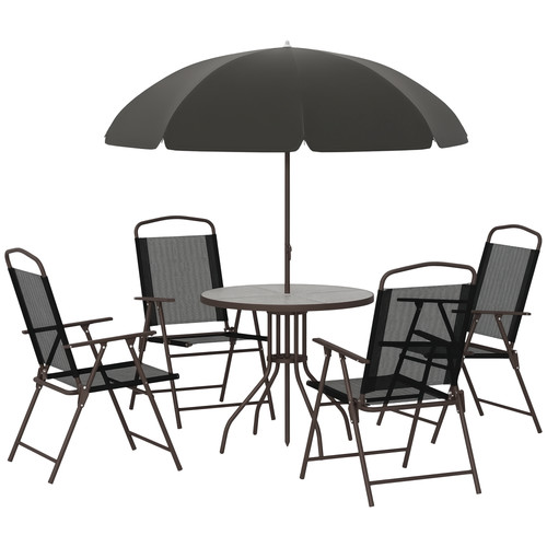 Outsunny 6pc garden dining - outsunny,