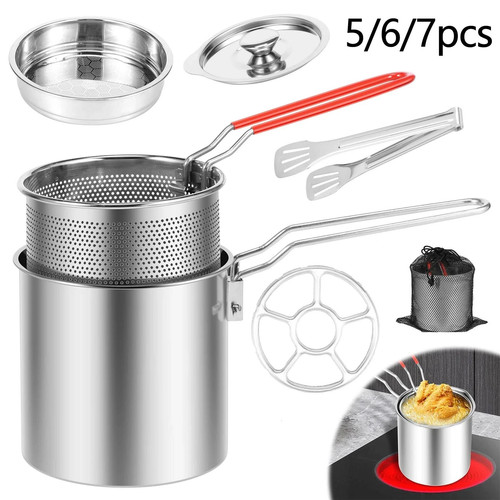 Stainless steel fryer pot with - fryer,