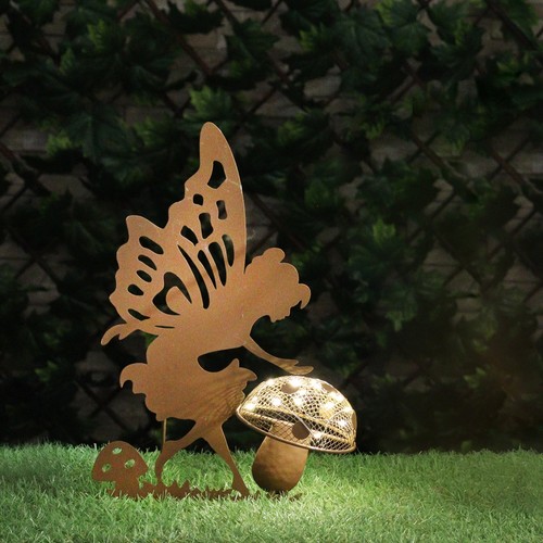 Fairy silhouette with solar - fairy,