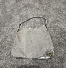 Gucci Silver Hobo Bag