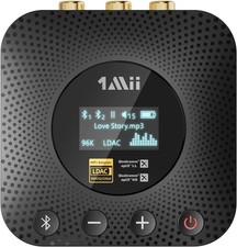 1Mii B06HD+ Hi-Res Bluetooth 5.1 Music Receiver for Home Stereo w/LDAC, Hi-Fi