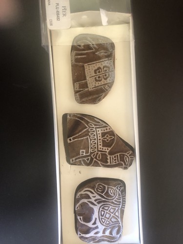 Three wooden animal - ,