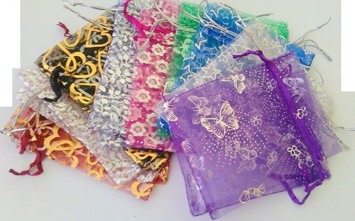 Premium organza bags - 10,