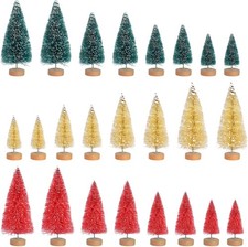 24 Pcs Bottle Brush Christmas