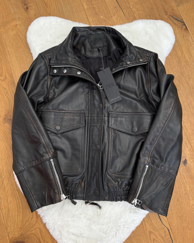 Zara 100 leather bomber - leather,