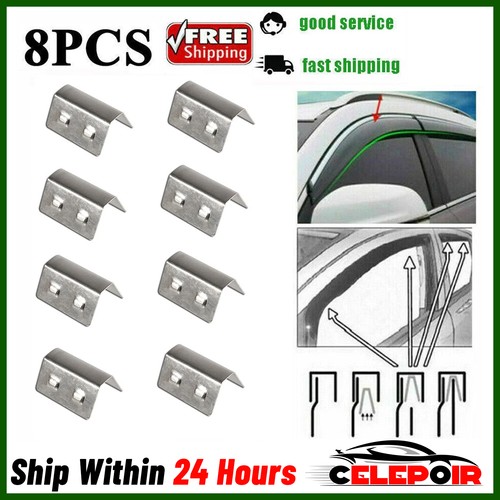 Wind deflector clips car - wind,