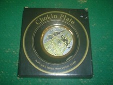 BOXED CHOKIN 24KT GOLD  PLATE
