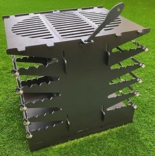 Heavy Duty Vertical Charcoal Grill / BBQ for shish kebabs Solid Steel 28.6 kg