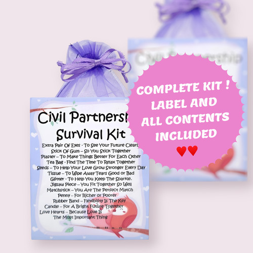 Civil partnership survival kit - civil,
