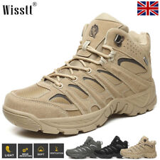 Mens Tactical Walking Shoes Outdoor Hiking Army Military Work Boots Combat SWAT