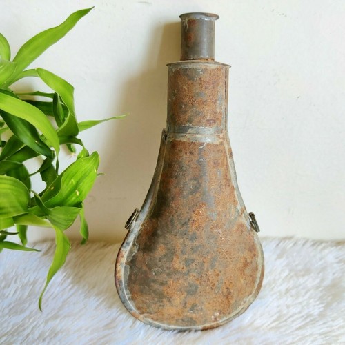 Vintage handcrafted tin - tin, gun