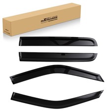 Front Rear Wind Deflectors for Land Rover Freelander 2 2007-2015 Black Tinted