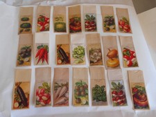 Vintage French Vegetable seed packets 1930s old stock for decoupage scrapbooking
