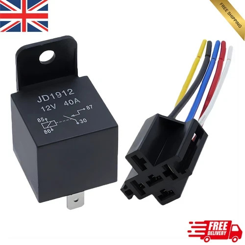 12v 40a pin relay - 40a,