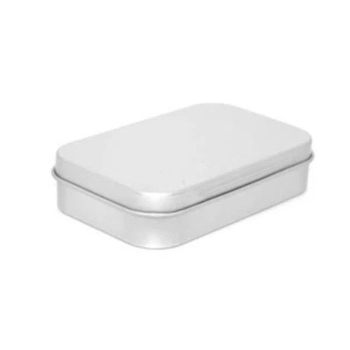 Small metal tin storage - metal,