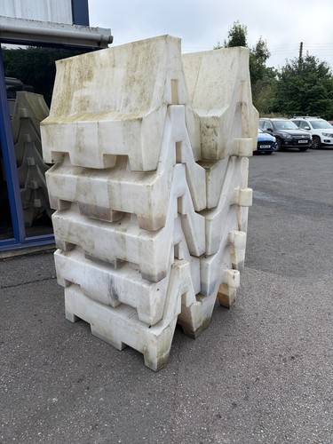 Water filled traffic barrier - water,