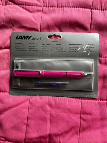 Lamy safari pink fountain - safari,