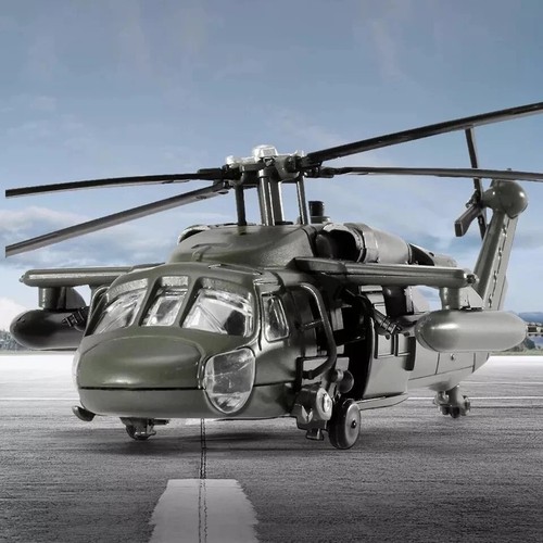 Black hawk helicopter alloy - black,
