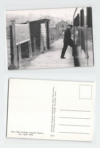 Vintage postcard burn halt - postcard,