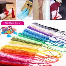 1-100pcs Silky Tassels Crafts for Souvenir Bookmarks Jewelry Making Accessories