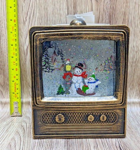 Snowman led television - snowman,