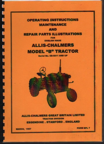 Allis chalmers model - allis-chalmers,