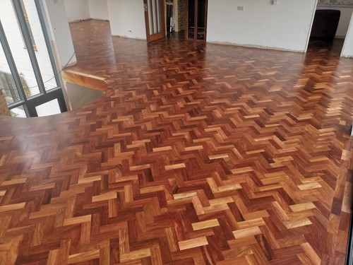 Reclaimed parquet teak wood - teak,