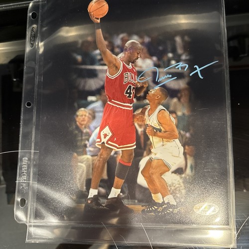Muggsy bogues signed - signed, jsa