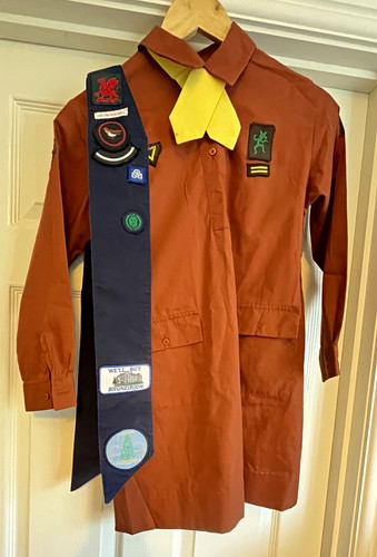 Girl guides brown - girl, uniform