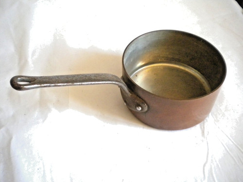 Vintage french copper pan - copper,