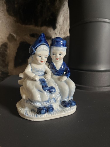 Vintage delft figurine couple - delft, "couple