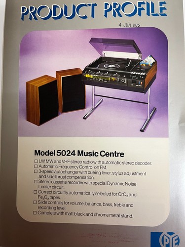 Pye 5024 music centre - 5024,