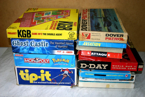 Vintage board games job lot - games,