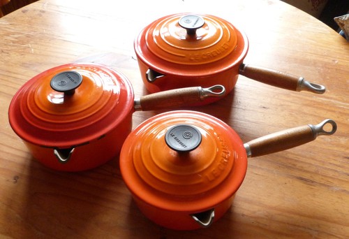Creuset cast iron saucepan - creuset,
