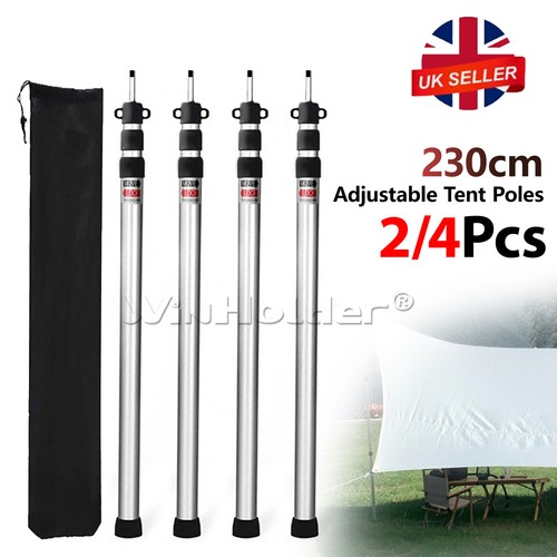230cm tent poles - 2/4x,
