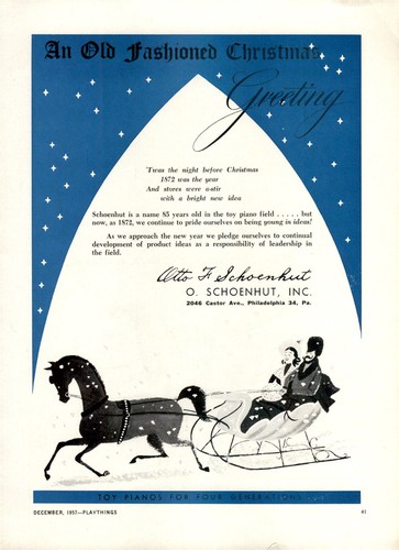 1957 paper schoenhut - schoenhut, toy