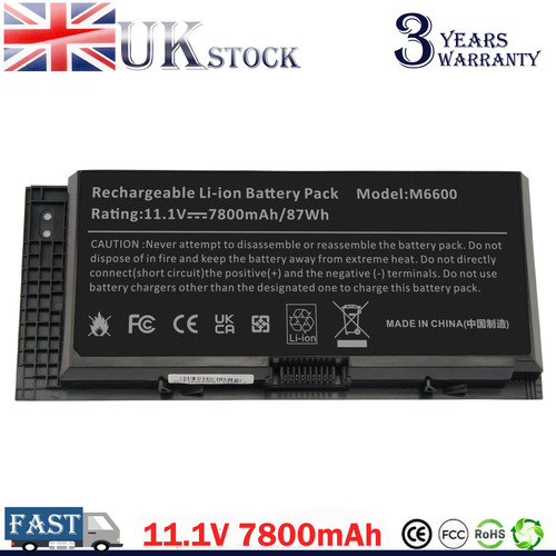 Fv993 m6600 battery - fv993, dell