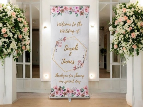 Roller banner pull - pull, up