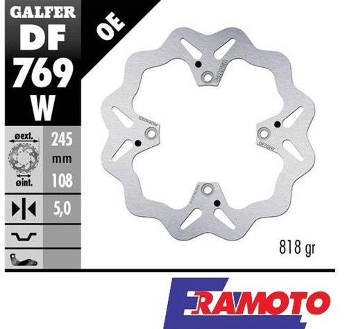 Galfer wave brake - brake, 245x5