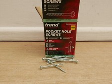 TREND PH/8X50/200c 50mm coarse thread pocket hole jig screws x 200