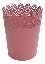 19.5cm Tall Metal Plant Pots