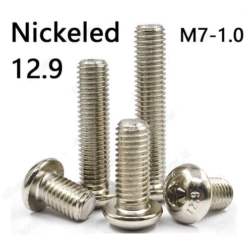 Nickeled steel hex - m7, 12.9